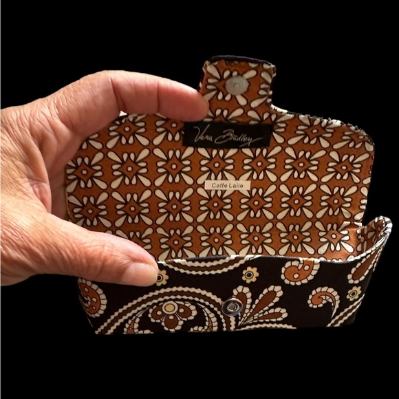 Vera Bradley “Caffe Laiie” Eye Glass Case - Picture 3 of 4